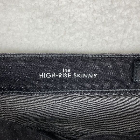 NWOT Liverpool Jeans Womens 16/33 Gray Abby High Rise Crop Skinny Button Fly - Picture 11 of 16
